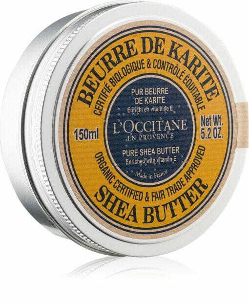 L’Occitane Karité Organic Certified Shea Butter – naturalne masło shea – 150 ml