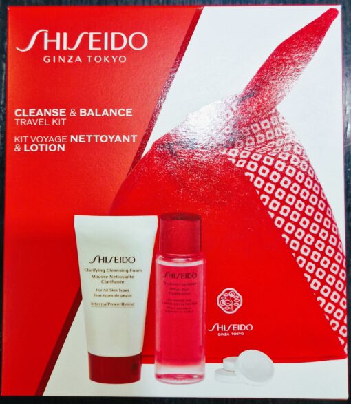 Shiseido Cleanse & Balance Travel Kit – zestaw upominkowy