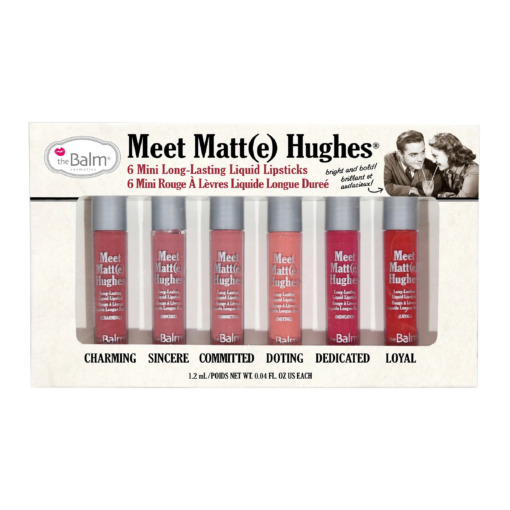 TheBalm Meet Matt(e) Hughes Vol. 1 – zestaw pomadek – 6 x 1.2 ml