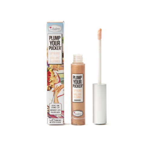 TheBalm Plump Your Pucker Lip Gloss Overstate – błyszczyk do ust – 7 ml