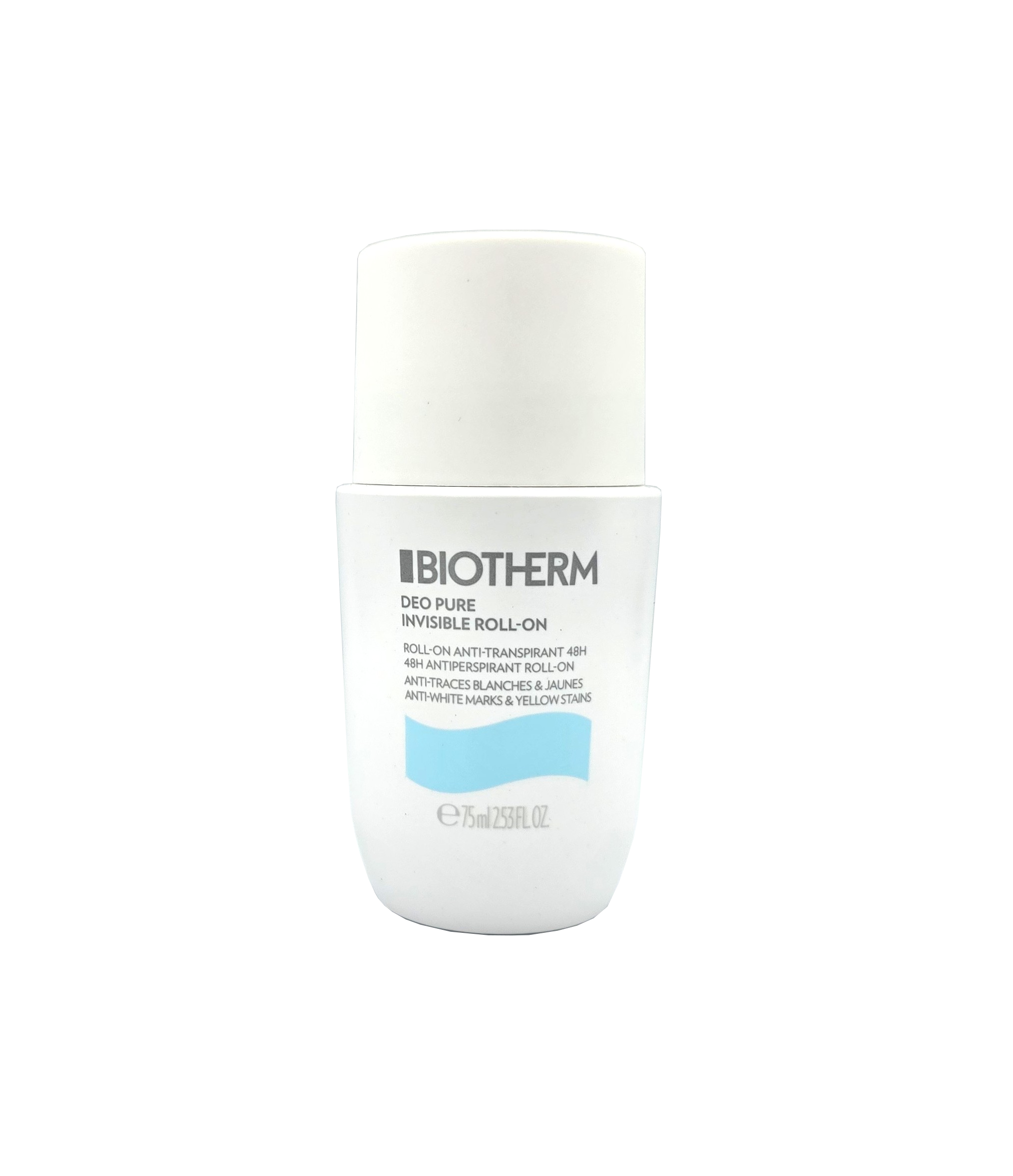 BIOTHERM Deo Pure Invisible 48h Antiperspirant Roll-on - antyperspirant - 75 ml